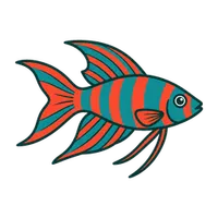 Illustration of a Paradise Fish